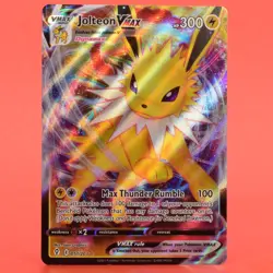 Pokemon English TCG Card Evolving Skies Jolteon VMAX 051/203 Holo - Image 1