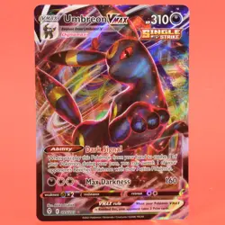 Pokemon English TCG Card Evolving SKies Umbreon VMAX 095/203 Holo - Image 1