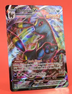 Pokemon English TCG Card Evolving SKies Umbreon VMAX 095/203 Holo - Image 3