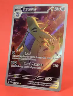 Pokemon English TCG Card PAL EN Paldea Evolved Tyranitar 222/193 Full Art - Image 4