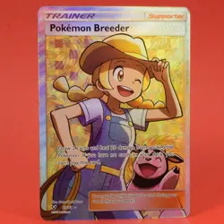 Pokemon English TCG Card Shining Legends Pokemon Breeder 73/73 Full Art - Image 1