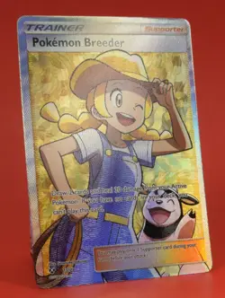 Pokemon English TCG Card Shining Legends Pokemon Breeder 73/73 Full Art - Image 3