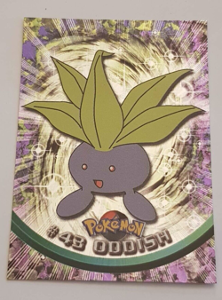 2000 Pokemon Topps Chrome Series 1 - #43 Oddish- Chrome Foil Holo Rare - Image 1