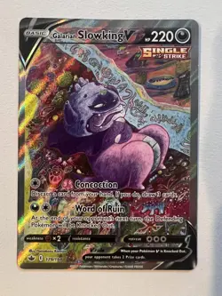 Galarian Slowking V 179/198 Chilling Reign NM/Near Mint Pokemon 2021 - Image 1