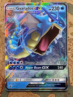 Pokemon Card TCG - Gyarados GX SM212 Hidden Fates Sun & Moon Promo Near Mint - Image 2