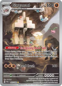 Pokemon Card TCG - Garganacl 202/182 Illustration Rare Paradox Rift Near Mint - Image 1