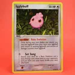Pokemon TCG English Card ex Hidden Legends Igglybuff 37/101 Reverse Holo - Image 1