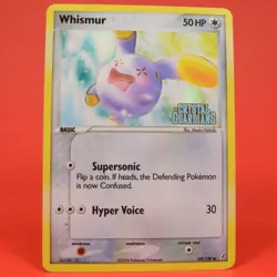 Pokemon TCG English Card Crystal Guardians Whismur 69/100 Reverse Holo Stamped - Image 1