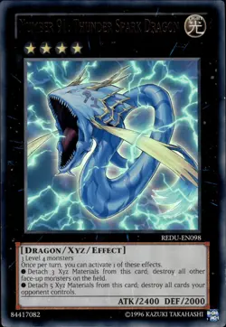 Number 91: Thunder Spark Dragon - Ultra Rare REDU-EN098 - LP - YuGiOh - Image 1