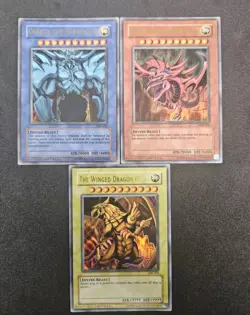Yu-Gi-Oh - GBI-001 GBI-002 GBI-003 Full Set - God Cards - Ultra Rare - NM - Image 1