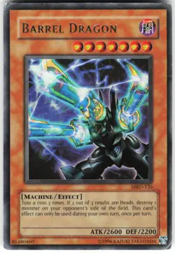 Barrel Dragon MRD-126 Yugioh TCG Ultra Rare HP - Image 1