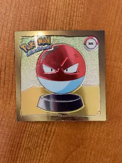 Voltorb R05, NM, Gold Holo, Artbox Series 1, 1999 Sticker, Pokemon Cards - Image 2