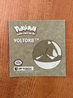 Voltorb R05, NM, Gold Holo, Artbox Series 1, 1999 Sticker, Pokemon Cards - Image 3