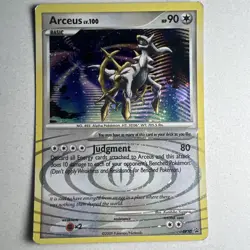 Arceus DP50 2009 Pokemon Black Star Promo - LP Card - Image 1