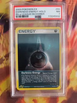 Pokemon Card Darkness Energy Ex Ruby Saphire Holo League Promo Deutsch PSA 7 - Image 2