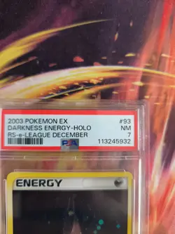 Pokemon Card Darkness Energy Ex Ruby Saphire Holo League Promo Deutsch PSA 7 - Image 4