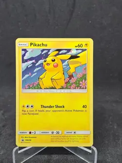 Pokemon Card Pikachu SM206 Sun & Moon Black Star Promo - Image 1