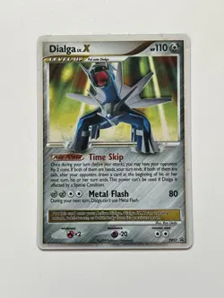 2009 Pokemon TCG Black Star Promo Dialga LV. X DP37 Rare Holo Card (NM) - Image 1