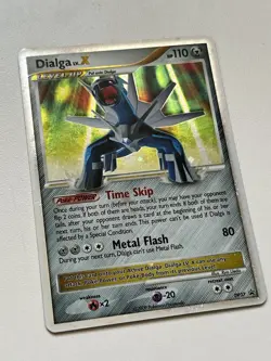 2009 Pokemon TCG Black Star Promo Dialga LV. X DP37 Rare Holo Card (NM) - Image 2