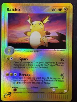 Raichu 13/95 EX Team Magma vs. Aqua Pokemon Card Reverse Holo Foil Rare -CD#X01 - Image 1