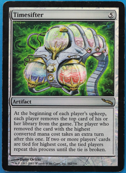 Timesifter FOIL Mirrodin HP/DAMAGED Artifact Rare CARD (506228) ABUGames - Image 1