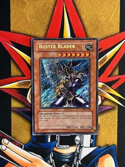 BPT-008 Buster Blader Secret Rare Limited Edition NM Yugioh Card - Image 1