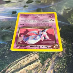 Dark Espeon ~ 4/105 ~ Holo Swirl ~ NEO DESTINY ~ HEAVY PLAY ~ Pokemon Card - Image 5