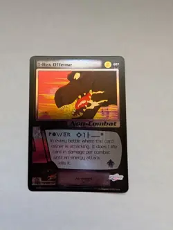 Dragon Ball Z Cards CCG T-Rex Offense RARE Foil #227 Saiyan Saga - Image 1