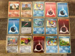 Pokemon Japanese VHS Intro Pack Bulbasaur & Squirtle Promo Deck NM Card Set - Image 3