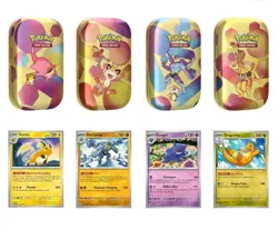 Pokemon 4 Mini Tins + 4 Promo Cards Bundle - 151 SAMS CLUB EXCLUSIVE ON-HAND NEW - Image 1