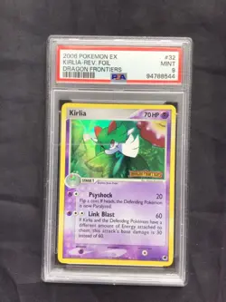 Pokemon Cards: EX Dragon Frontiers Reverse Holo: Kirlia 32/101: PSA 9 - Image 1