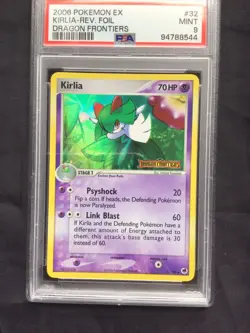 Pokemon Cards: EX Dragon Frontiers Reverse Holo: Kirlia 32/101: PSA 9 - Image 2