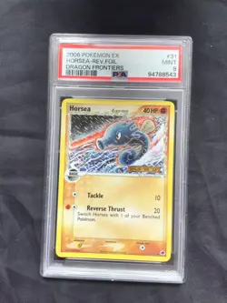 Pokemon Cards: EX Dragon Frontiers Reverse Holo: Horsea 31/101: PSA 9 - Image 1