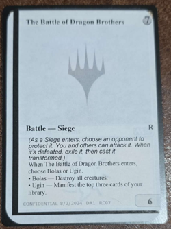 Fate Reforged The Battle of Dragon Brothers, Unknown Event Playtest MTG - Image 2