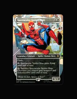 MTG: Spectacular Spider-Man (Borderless) #14 R Normal NM Marvel's Spider-Man - Image 1