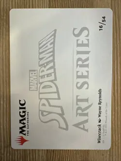 Wisecrack (16/54) Art Series NM (Art Card) [MTG] - Image 2