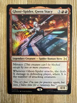 Ghost-Spider, Gwen Stacy * FOIL * - SPE Marvel's Spider Man Eternal - NM 0014 - Image 1