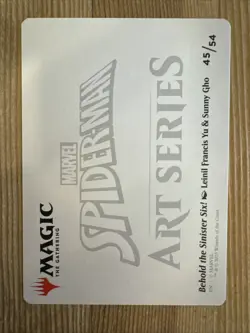 Behold The Sinister (45/54) Art Series NM (Art Card) [MTG] - Image 2