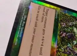 Foil Monstrous Growth MTG, 7th Edition, LP - Image 4