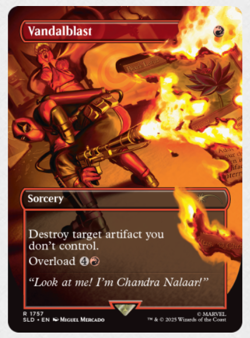 MTG SLD Marvel Deadpool Vandalblast Non-Foil Unplayed NM - Image 1