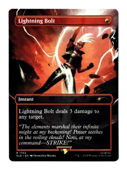 MTG SLD Marvel Lightning Bolt Non-Foil Unplayed NM - Image 1