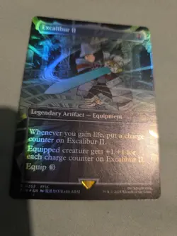 MTG Excalibur II - Foil - Borderless NM-Mint Final Fantasy - Image 1