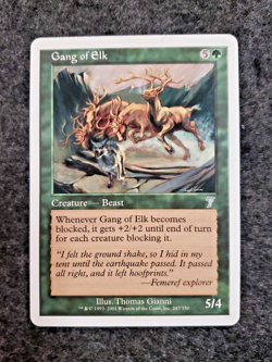 MTG 7th Edition --- GANG OF ELK --- Uncommon! NM! Magic the Gathering! (DS3D1J4) - Image 1
