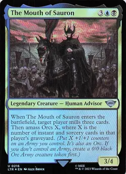 The Mouth of Sauron Lord of the Rings: Tales of Middle-Earth Foil - Image 1