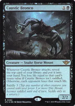 Caustic Bronco Outlaws of Thunder Junction Foil - Image 1