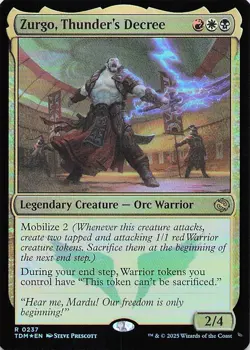 Zurgo, Thunder's Decree Tarkir: Dragonstorm Foil - Image 1