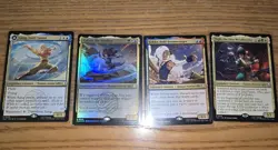 Aang, Katara Foil, Sokka and Toph Magic The Gathering Avatar Cards - Image 1