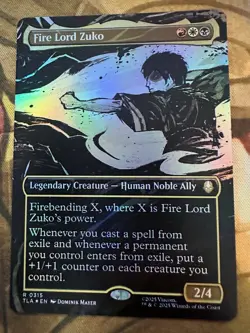 Fire Lord Zuko (Borderless) Avatar: The Last Airbender Foil - Image 1