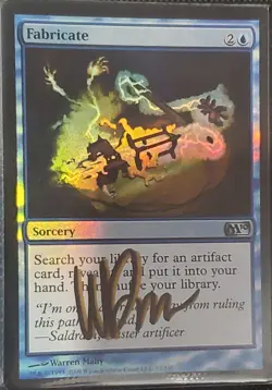 MTG FOIL FABRICATE SHADOW SIGNED BY ARTIST - Image 1