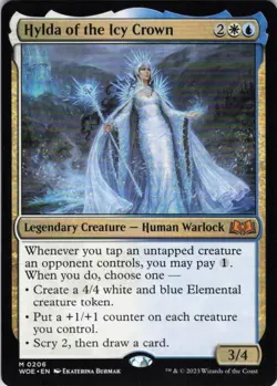 MTG Hylda of the Icy Crown (206) | NM | Wilds of Eldraine {WOE} - Image 1